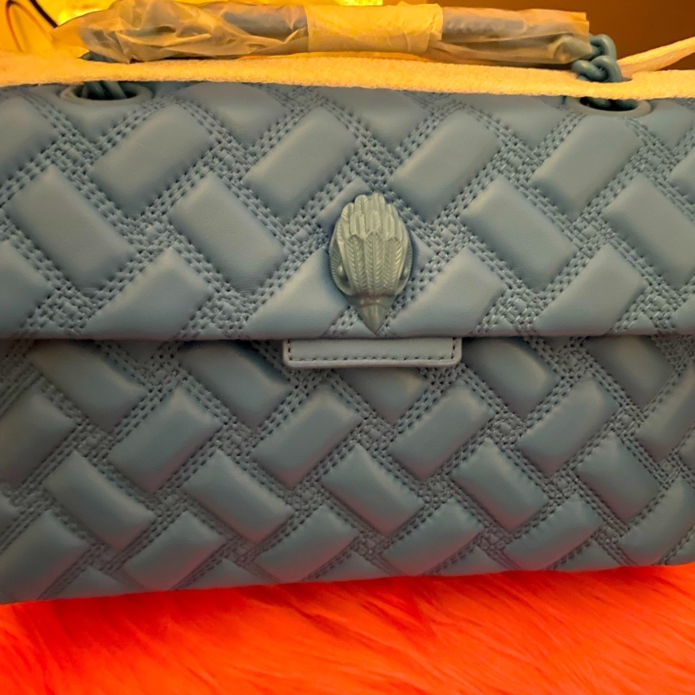Kurt Geiger Electric Blue Flap Bag